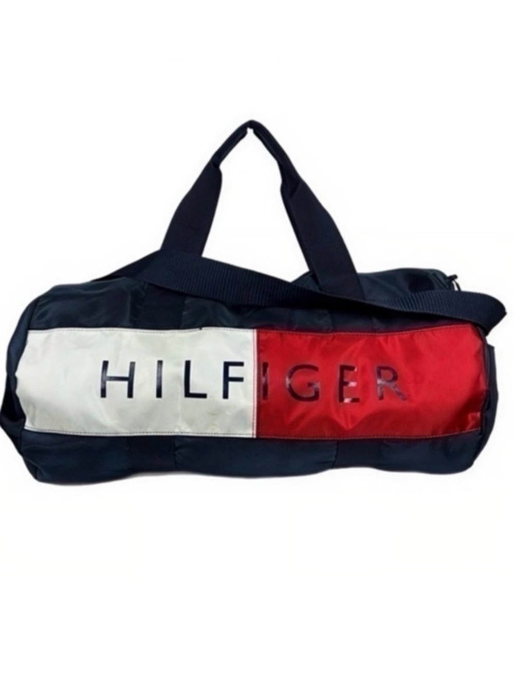 Tommy Hilfiger | Navy White & Red Signature Duffle Bag Classic Canvas Luggage